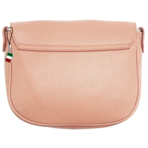 Florence Damen Handtasche Satteltasche Echtleder rosa OTF122A