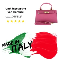 Florence Damen Handtasche Echtleder fuchsia OTF812P