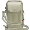 Florence Damen Mini-Handtasche echtes Leder Tasche beige OTF827I