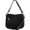 Florence Damen Satteltasche Echtleder schwarz OTM104S