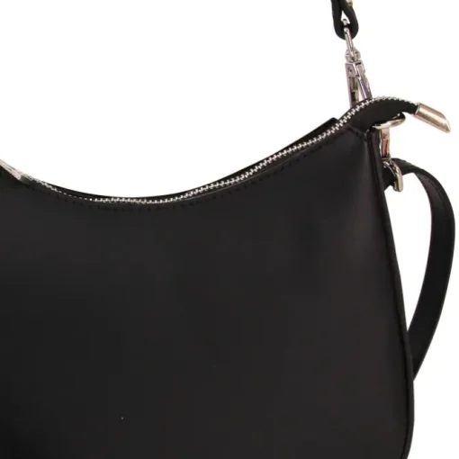 Florence Damen Satteltasche Ösen Echtleder schwarz OTM809S