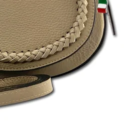 Florence Damen Satteltasche Echtleder taupe OTF806C