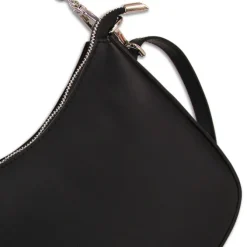 Florence Damen Satteltasche Ösen Echtleder schwarz OTM809S