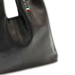 Florence Damen Shopper Leder Tasche schwarz OTF166S1