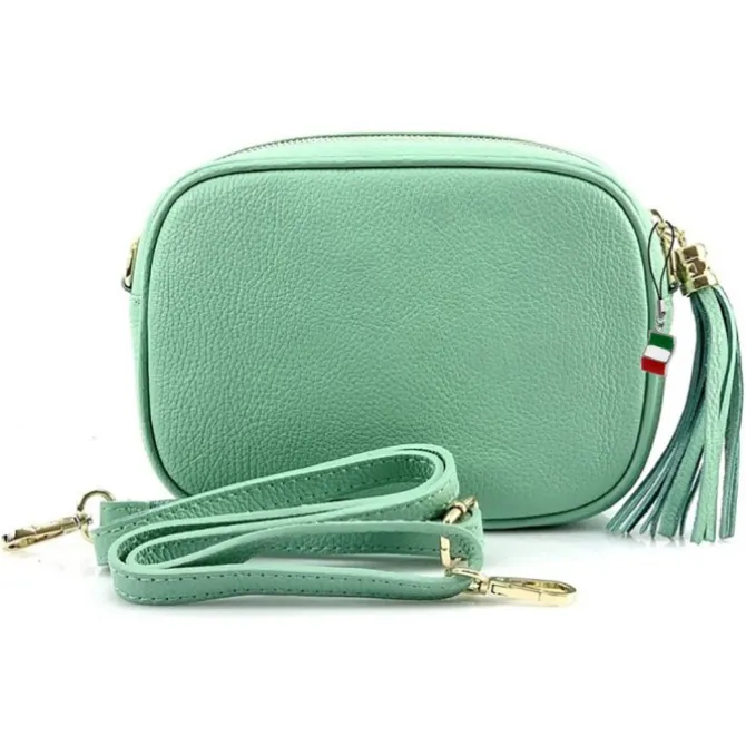 Florence Damen Tasche Echtleder türkis OTF811T