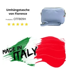 Florence Damen Tasche Echtleder hellblau OTF809H