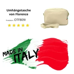 Florence Damen Tasche Echtleder beige OTF809I
