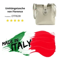 Florence Damen Tasche Echtleder beige OTF828I