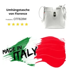 Florence Damen Tasche Echtleder weiß OTF828W