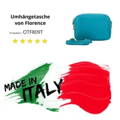 Florence Damen Tasche Echtleder türkis OTF809T