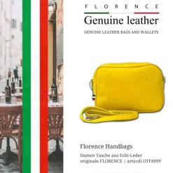 Florence Damen Tasche Echtleder gelb OTF809Y