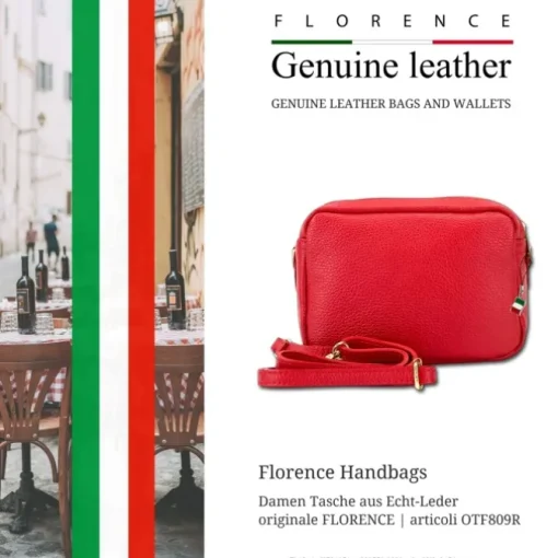 Florence Damen Tasche Echtleder rot OTF809R