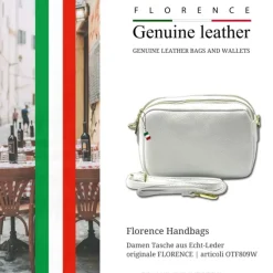 Florence Damen Tasche Echtleder weiß OTF809W