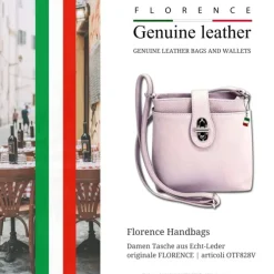 Florence Damen Tasche Echtleder lila OTF828V