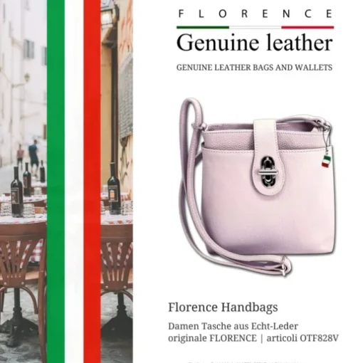 Florence Damen Tasche Echtleder lila OTF828V