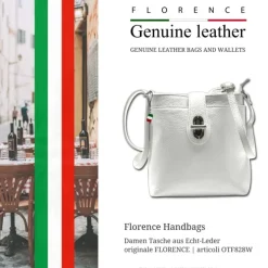 Florence Damen Tasche Echtleder weiß OTF828W