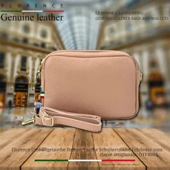 Florence Damen Tasche Echtleder rosa OTF809A