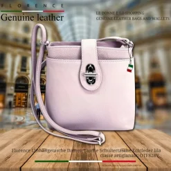 Florence Damen Tasche Echtleder lila OTF828V