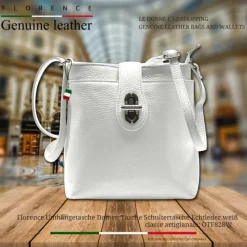 Florence Damen Tasche Echtleder weiß OTF828W