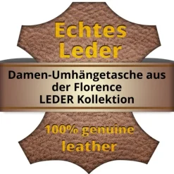 Florence Damen Tasche Echtleder türkis OTF811T