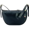 Florence Damen Umhängetasche Leder Tasche schwarz OTF835S1