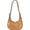 Florence Damen Umhängetasche Leder Tasche braun, taupe OTM814C