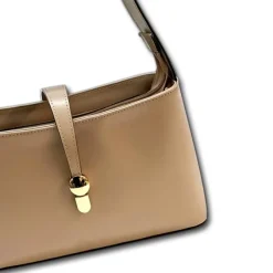 Florence Damen Umhängetasche Leder Tasche beige OTF836C1