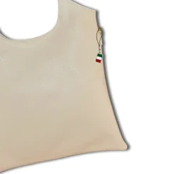 Florence Damen Umhängetasche Leder Tasche beige OTM112I