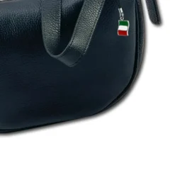 Florence Damen Umhängetasche Leder Tasche schwarz OTF835S1