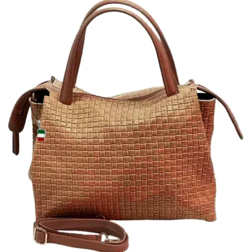 Florence Damen Umhängetasche Leder Tasche braun OTF170C1