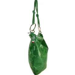 Florence Damen Umhängetasche Leder Tasche hellgrün, mint OTM111G