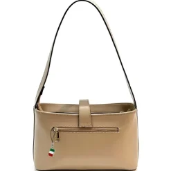 Florence Damen Umhängetasche Leder Tasche beige OTF836C1