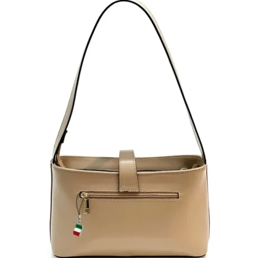 Florence Damen Umhängetasche Leder Tasche beige OTF836C1