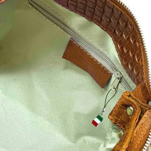 Florence Damen Umhängetasche Leder Tasche braun OTF170C1