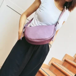 Florence Damen Umhängetasche Leder Tasche schwarz OTF835S1