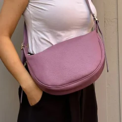 Florence Damen Umhängetasche Leder Tasche schwarz OTF835S1