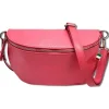 Florence Echtleder Bauchtasche groß Damen rot Jugend OTF825E