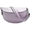 Florence Echtleder Bauchtasche groß Damen rosa Jugend OTF825A