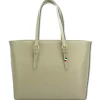 Florence Echtleder Damen taupe Businesstasche Shopper OTF127K
