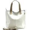 Florence Echtleder Damen weiß Shopper OTF161W