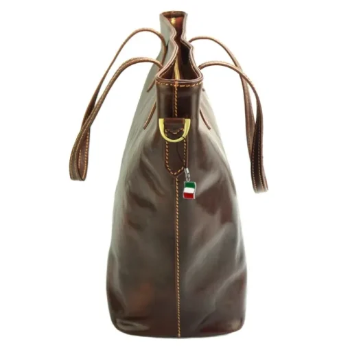 Florence Echtleder Damen braun Businesstasche Shopper OTF133N
