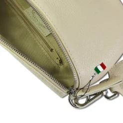Florence Echtleder Gürteltasche Damen beige Bauchtasche Jugend OTF807I