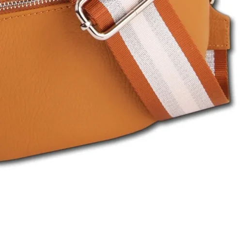 Florence Echtleder Gürteltasche Damen tan Bauchtasche Brusttasche Jugend OTM808C