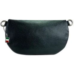 Florence Echtleder Gürteltasche Damen schwarz Bauchtasche Jugend Damen OTF807S