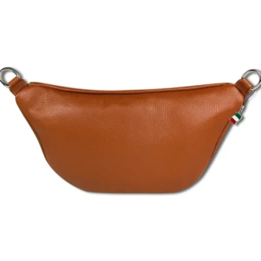 Florence Echtleder Gürteltasche Damen extra groß hellbraun Bauchtasche Jugend OTF821C