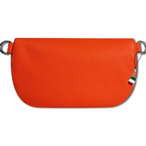 Florence Echtleder Gürteltasche Damen orange Bauchtasche Jugend OTF807O