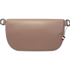 Florence Echtleder Gürteltasche Damen pastell rosa Bauchtasche Jugend OTF807A