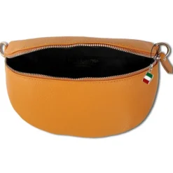 Florence Echtleder Gürteltasche Damen tan Bauchtasche Brusttasche Jugend OTM808C