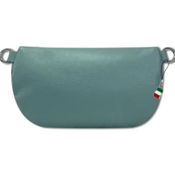 Florence Echtleder Gürteltasche Damen hellblau Bauchtasche Jugend OTF807H
