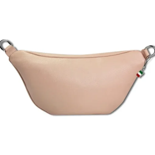 Florence Echtleder Gürteltasche Damen extra groß rosa Bauchtasche Jugend OTF821A